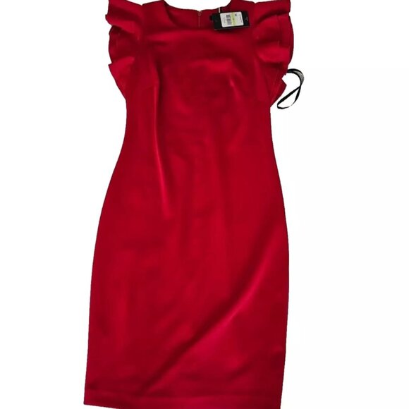 New Tommy Hilfiger red dress size 4, ideal for work, party, formal. - Picture 3 of 7